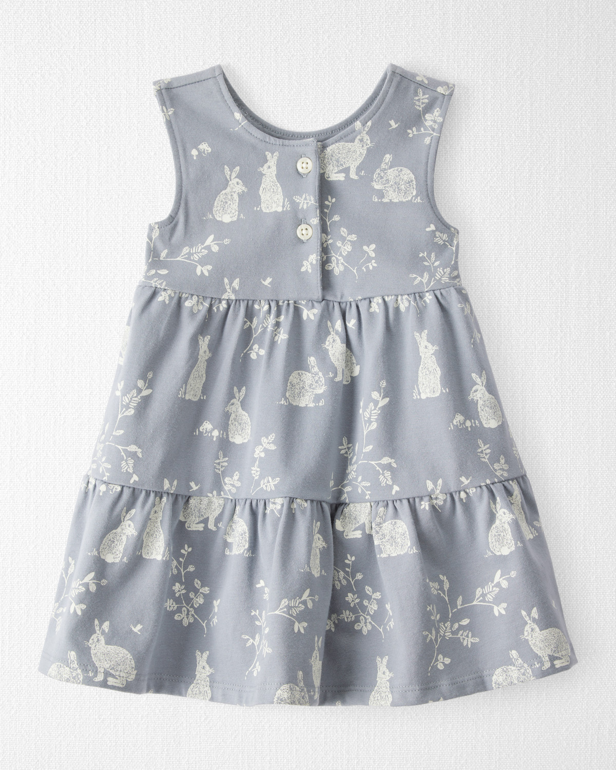 Baby Organic Cotton Bunny-Print Dress | Carter's Inc