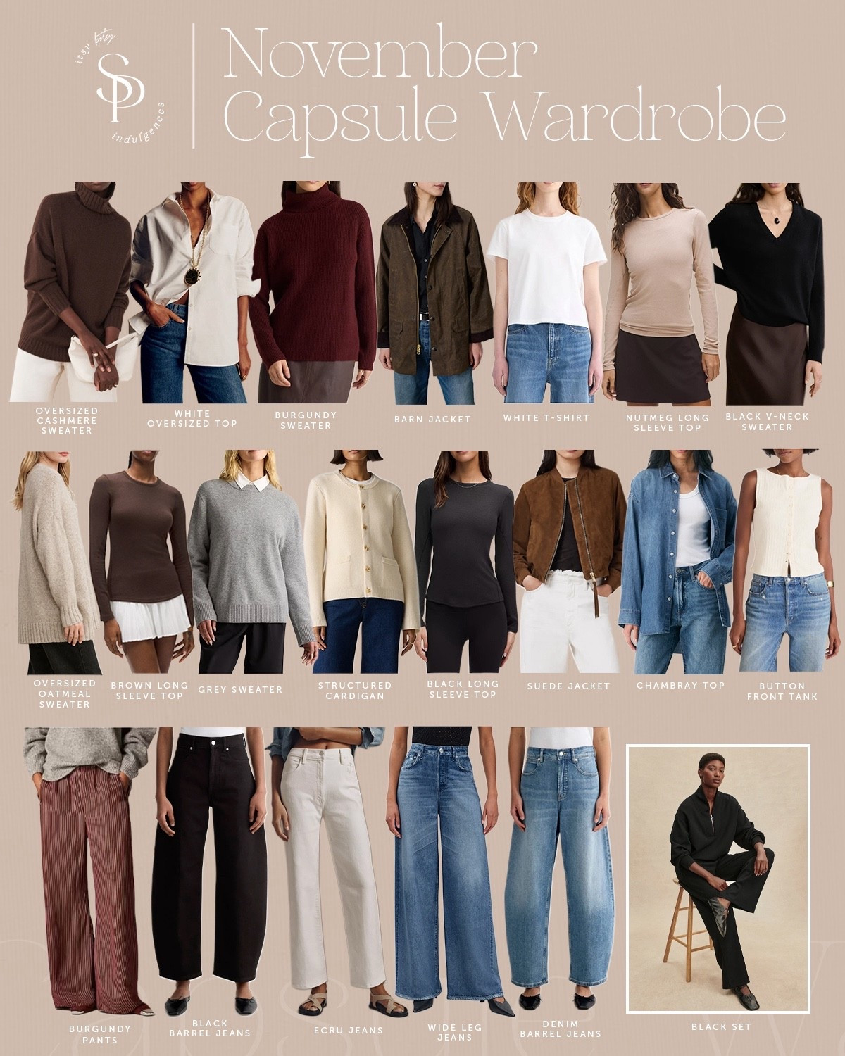 November’s capsule wardrobe 

#LTKPetite #LTKOver40