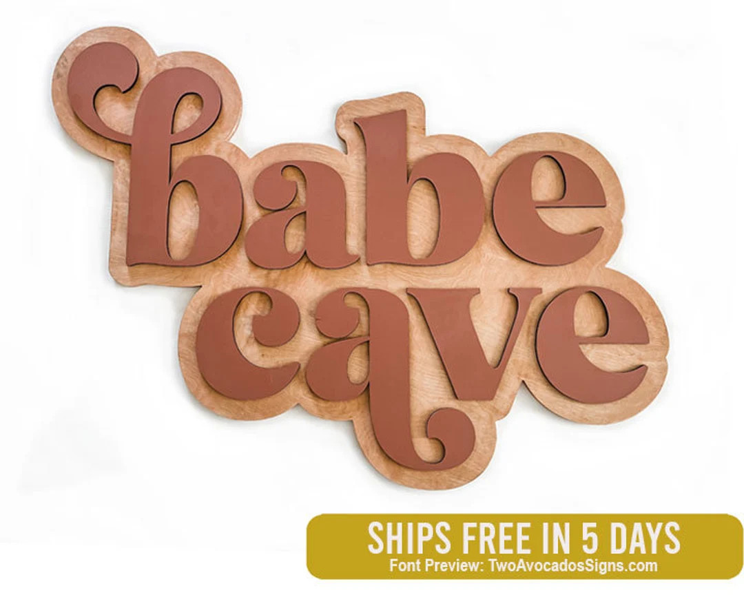 Babe cave sign, girls room sign, nursery sign, nursery decor, girl nursery sign | Etsy (US)