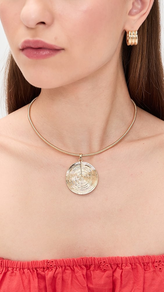 Statement Swirl Pendant Choker | Shopbop