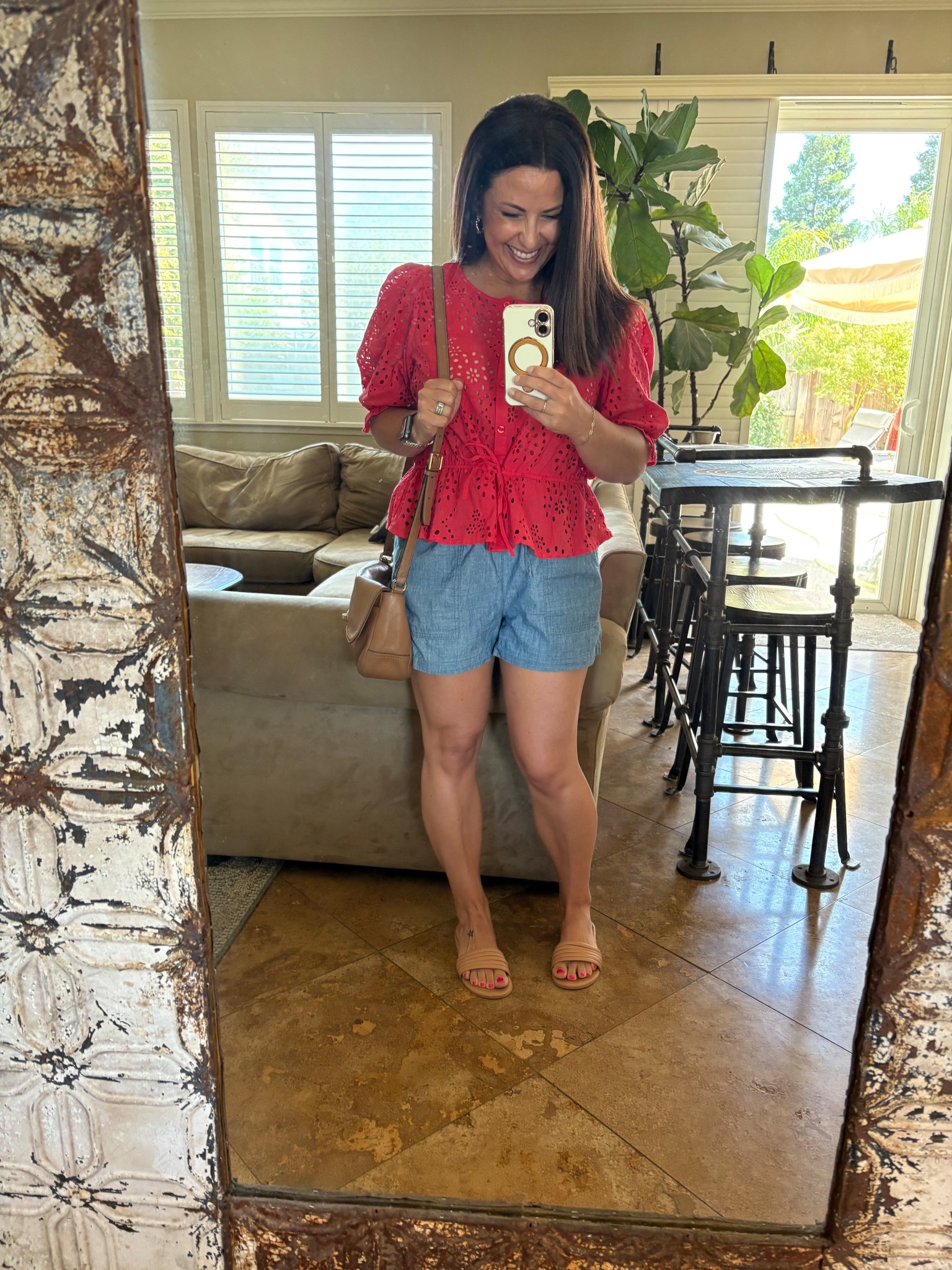 My daughter asked why I was dressed like it was the Fourth of July! I always love a red and blue look! Headed out to lunch with the fam!

#LTKSummerEdit #LTKPetite #LTKOver40