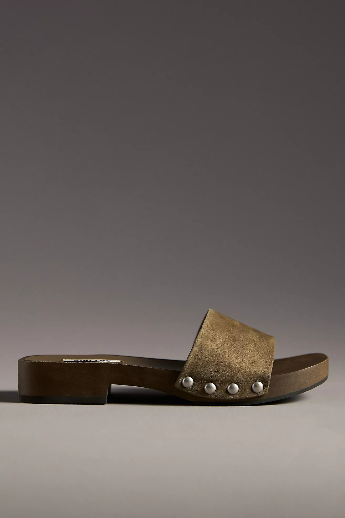 Bibi Lou Wood-Bottom Slides | Anthropologie (US)