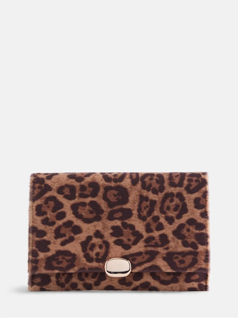Scenario Women's Bifold Clutch Wallet, Leopard | Walmart (US)