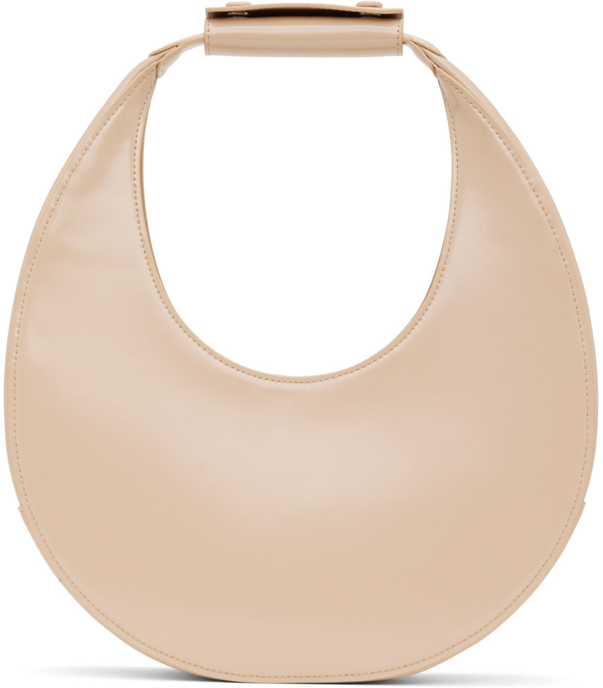 Staud Beige Moon Bag | SSENSE