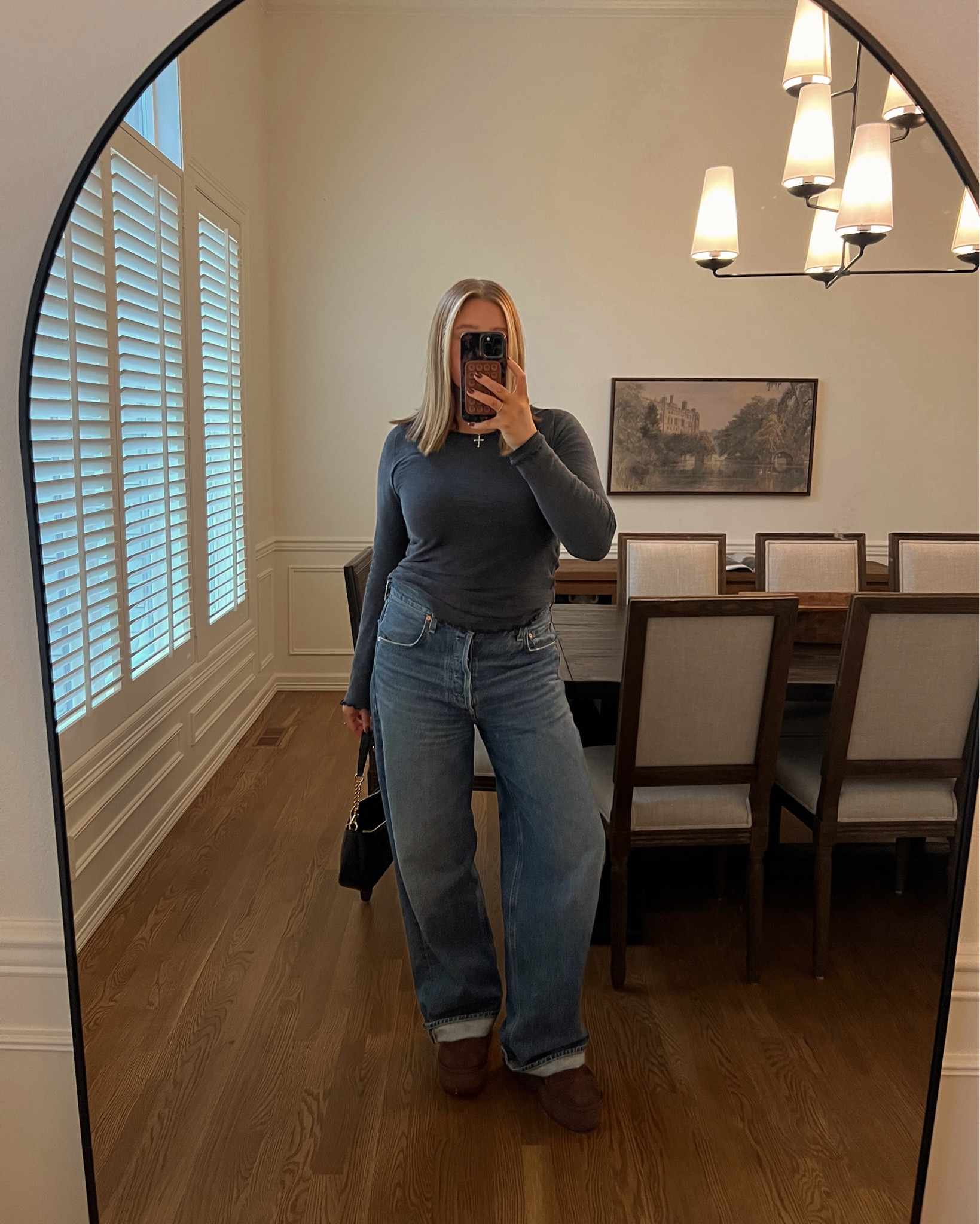 All my outfits recently!
Jeans: 29
Bottoms: M
Tops: M
Fave coach purse and the jewelry I’ve been wearing non stop!! True to size in uggs done size down! 