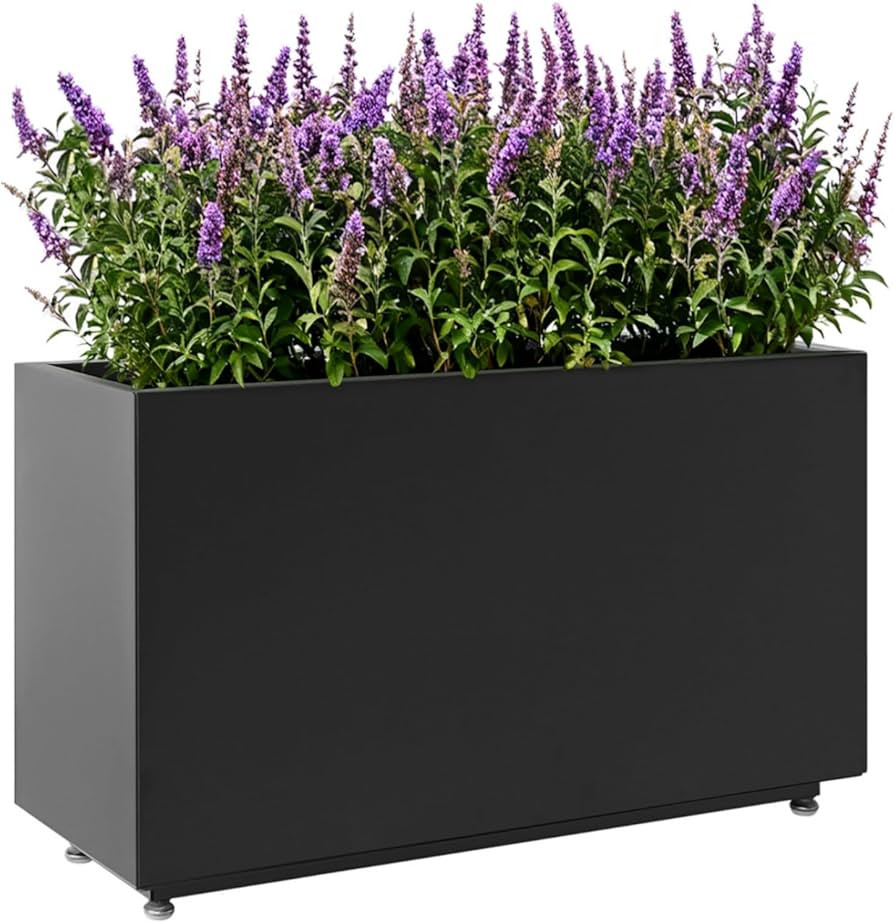 16-Inch Tall Metal Planter, Raised Garden Bed, 26Wx10Dx16H Planter Box for Plants, Vegetables & V... | Amazon (US)