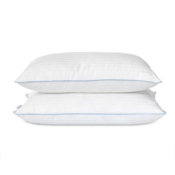 eLuxury Medium Density Hypoallergenic Down Alternative Pillow - 2 Pack | Target
