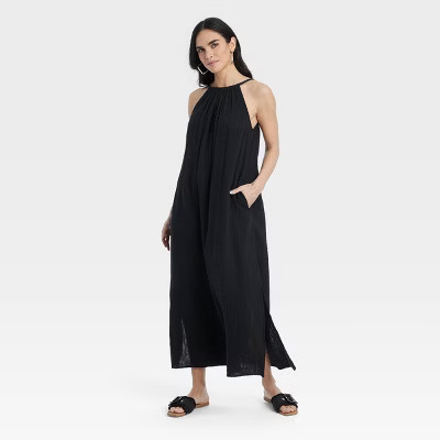 Women's Scoop Back Maxi Shift Dress - Universal Thread™ | Target