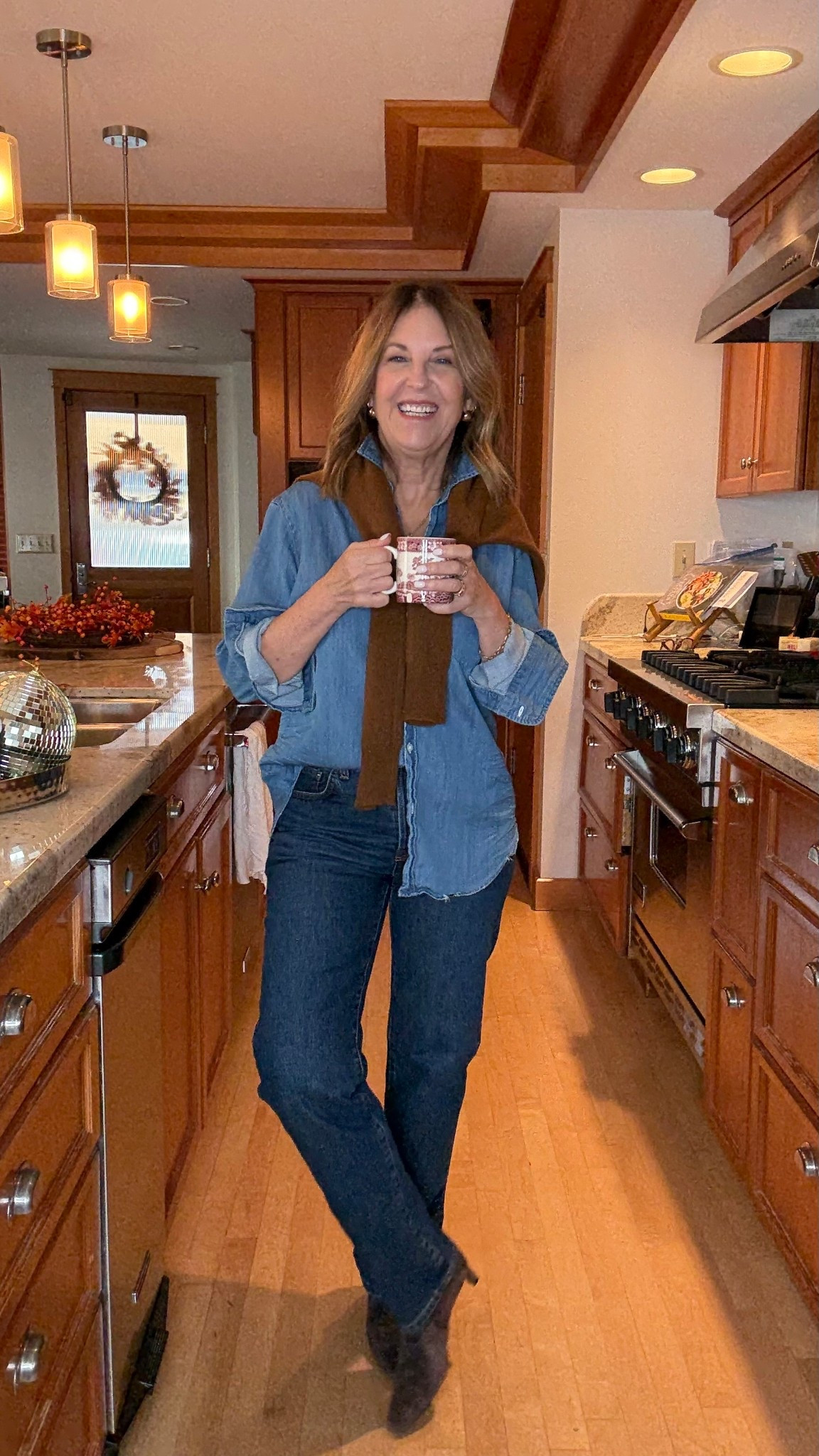 Favorite brown suede boots by Madewell on sale. Longline jeans fit petite - tall. 

Wearing longline jeans McKinney wash.

Boots fit tts
Jeans fit tts

#LTKPetite #LTKOver40 #LTKSaleAlert