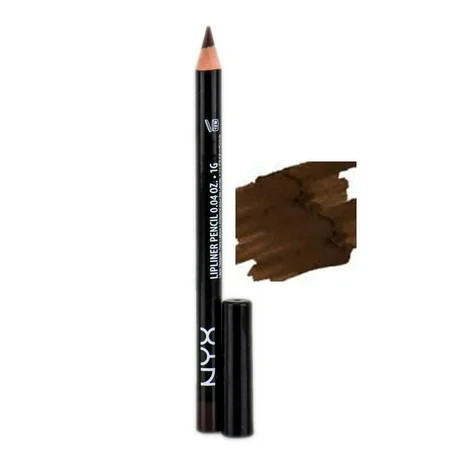 Espresso - SLP 820 NYX Slim Lip Liner Pencil Cosmetics Makeup - Pack of 1 w/ SLEEKSHOP Teasing Comb | Walmart (US)