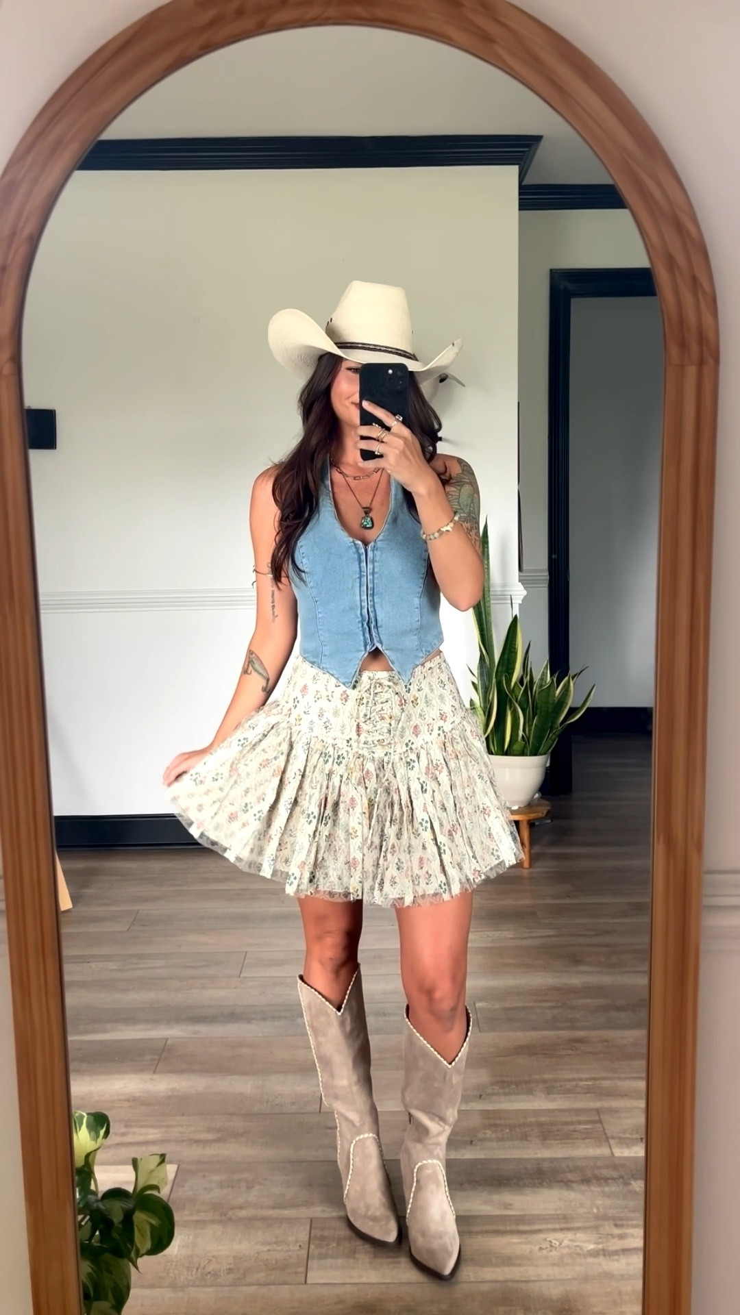 Western & Wild collection now available!! Wearing xs in skort & dress and small in halter top. Both styles are super cute I can’t pick a favorite! Western boots are also apart of the collection. Code LORILYNN35 to save 🤠

#LTKootd #LTKgrwm #LTKFestival
