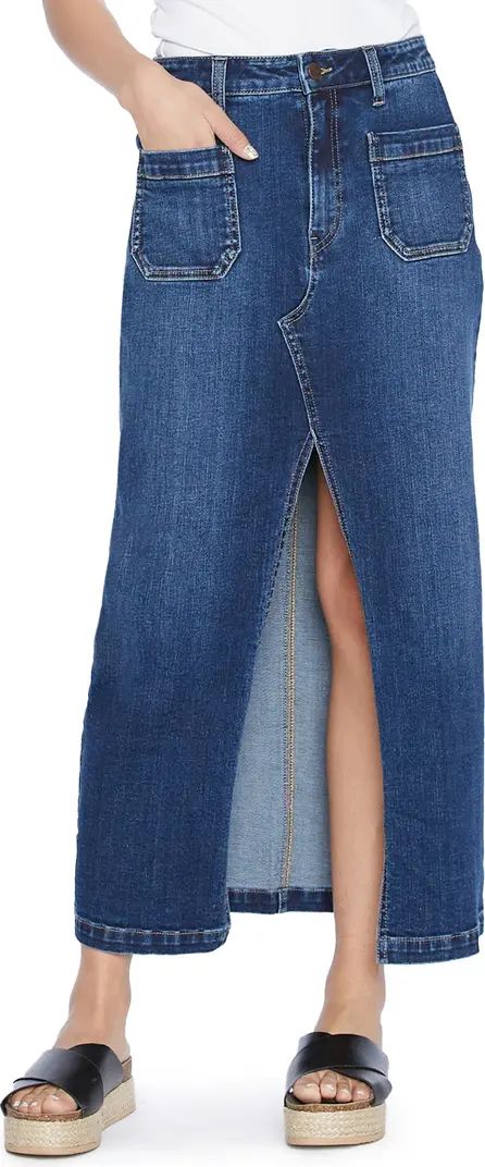 Wash Lab Denim Carin Denim Maxi Skirt | Nordstrom | Nordstrom