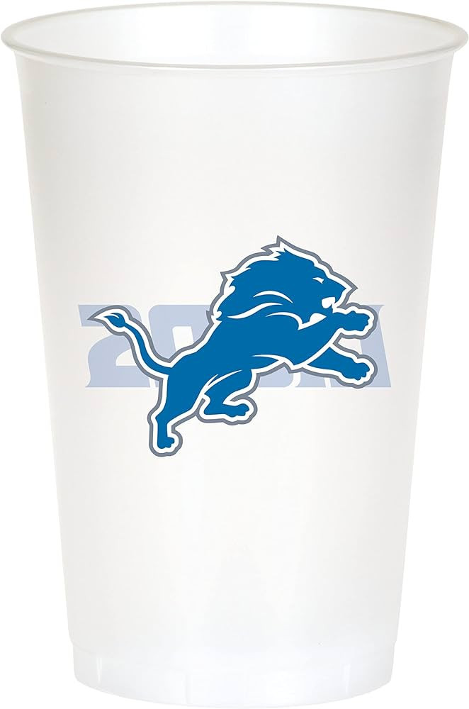 Trendware Detroit Lions Plastic Cups, 24 ct | Amazon (US)
