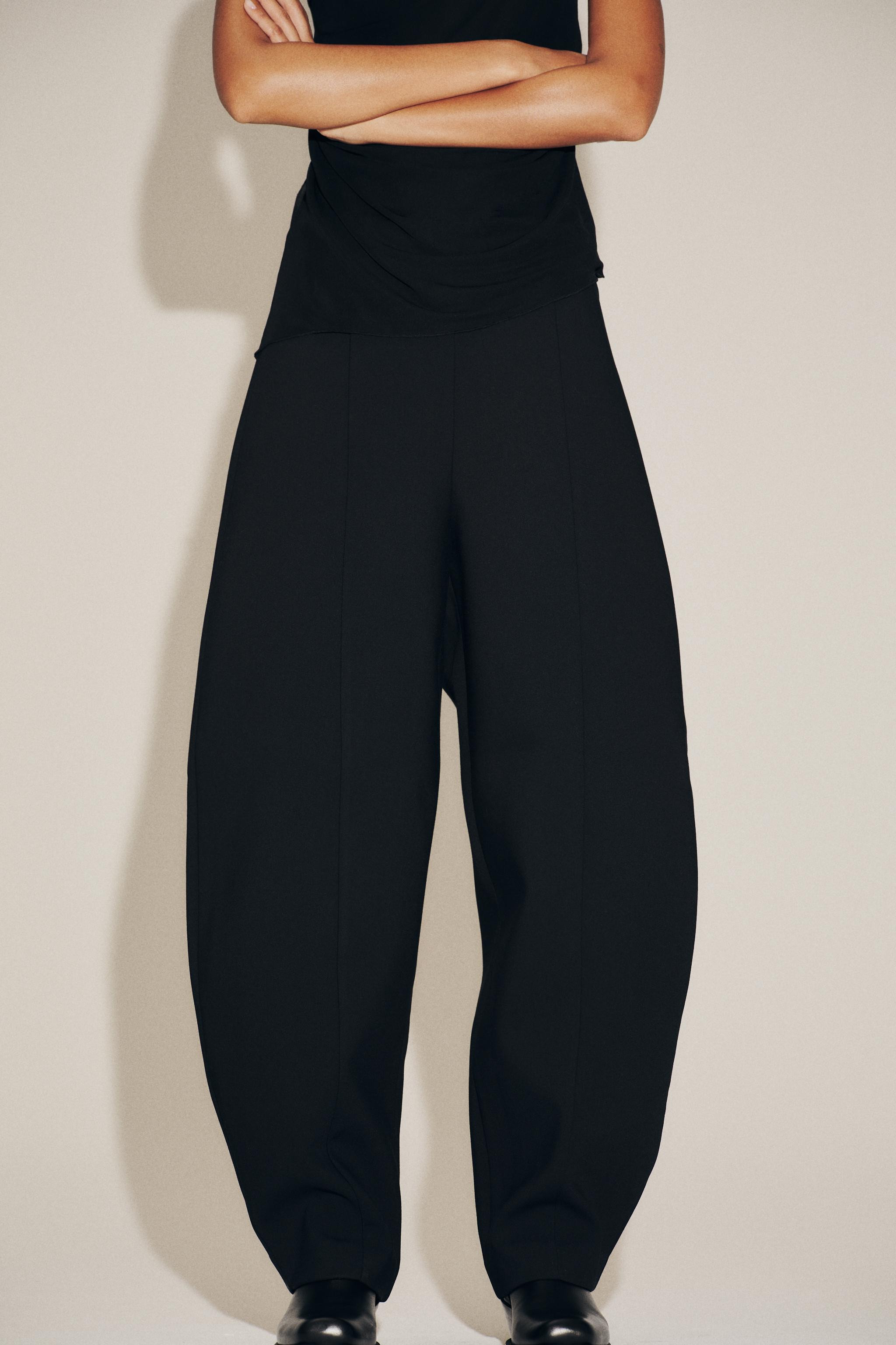 HIGH-WAISTED BALLOON PANTS | Zara US