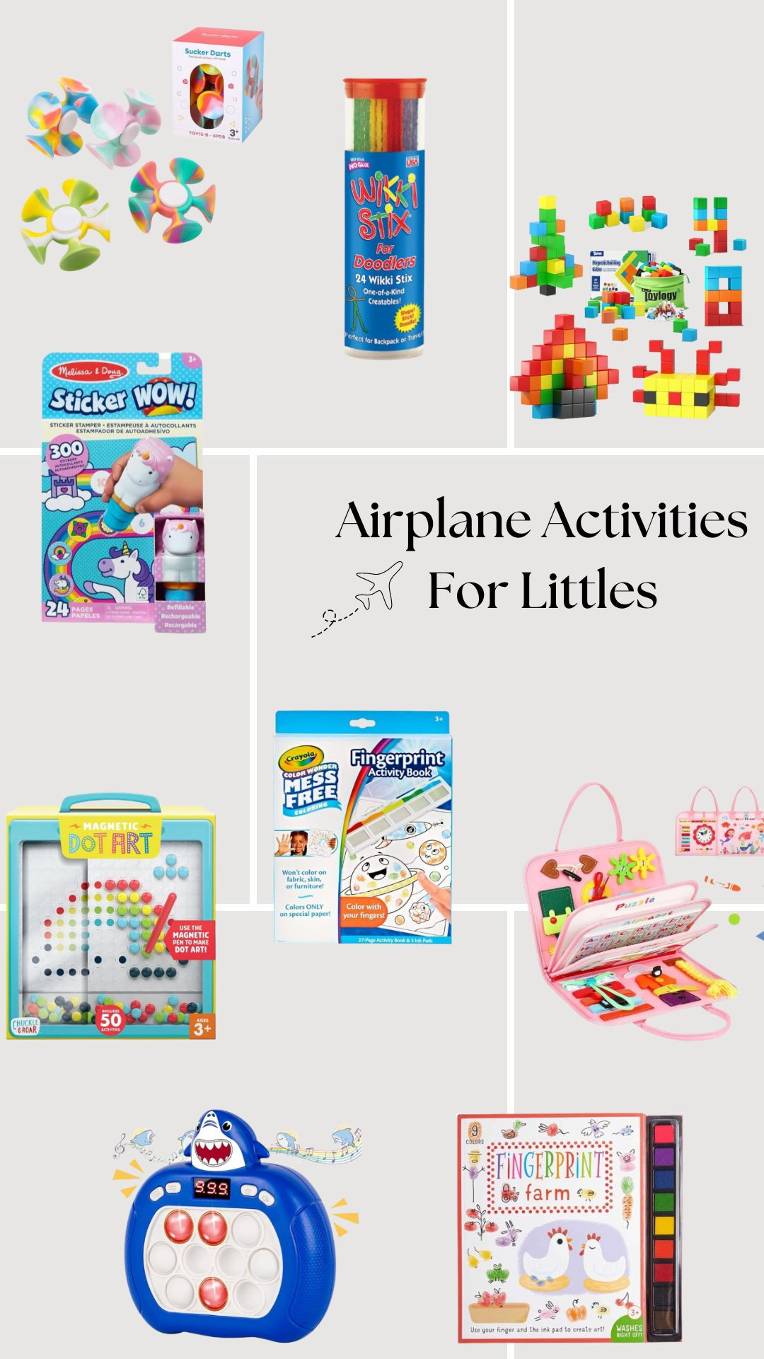 Keeping kids busy and entertained on a long flight is no easy feat! I highly recommend having multiple activities to rotate between throughout the flight. Here are some of our favorites! 

 #LTKTravel #LTKBaby #LTKKids