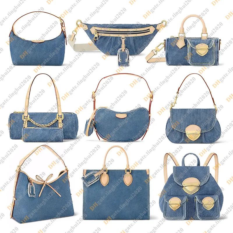 Ladies Fashion Designe Luxury Denim Bag Shoulder Bags Crossbody Handbag Tote TOP Mirror Quality M... | DHGate