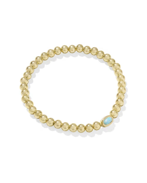 Mini Elaina Gold Stretch Bracelet | Kendra Scott