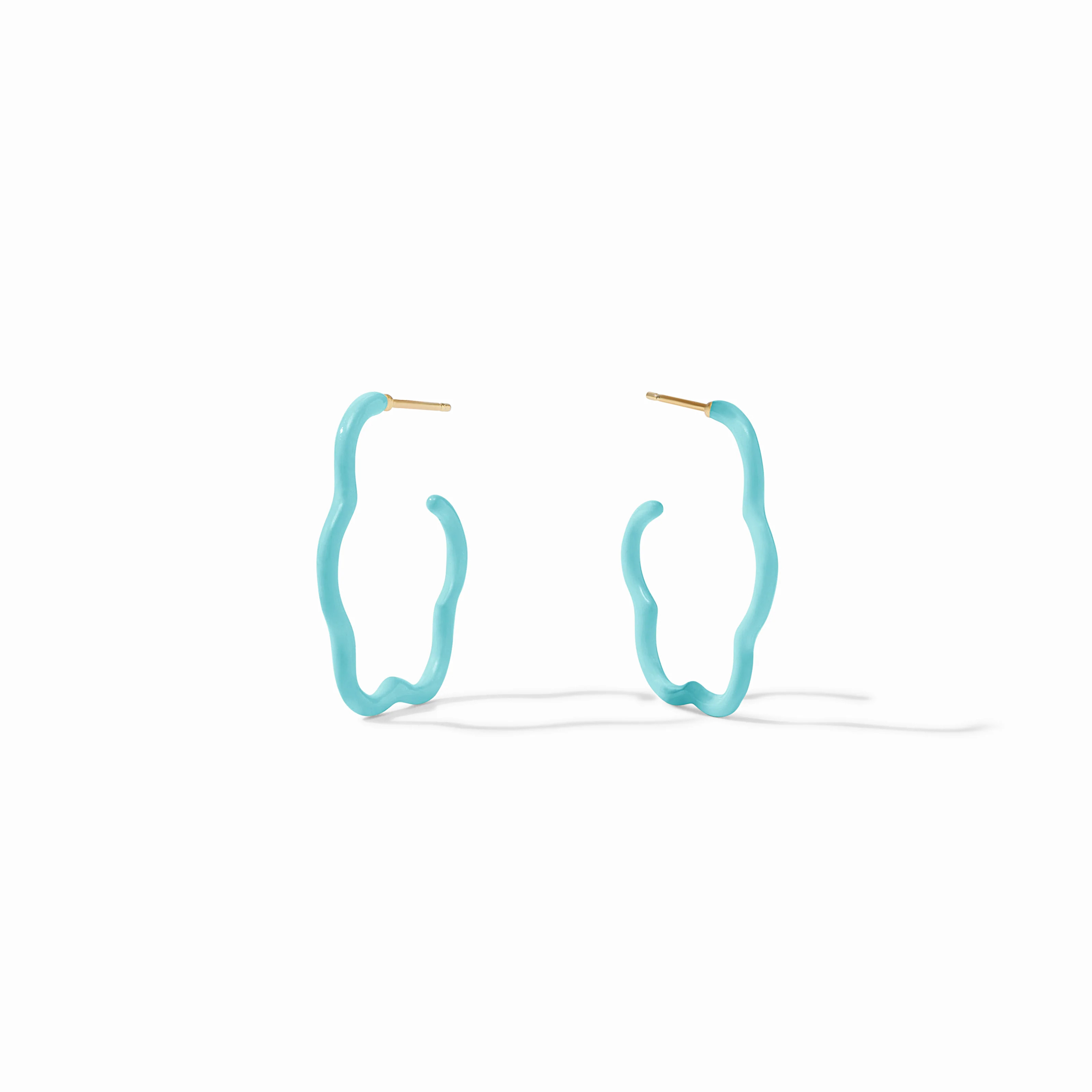 Gardenia Enamel Hoop Earrings | Julie Vos | Julie Vos