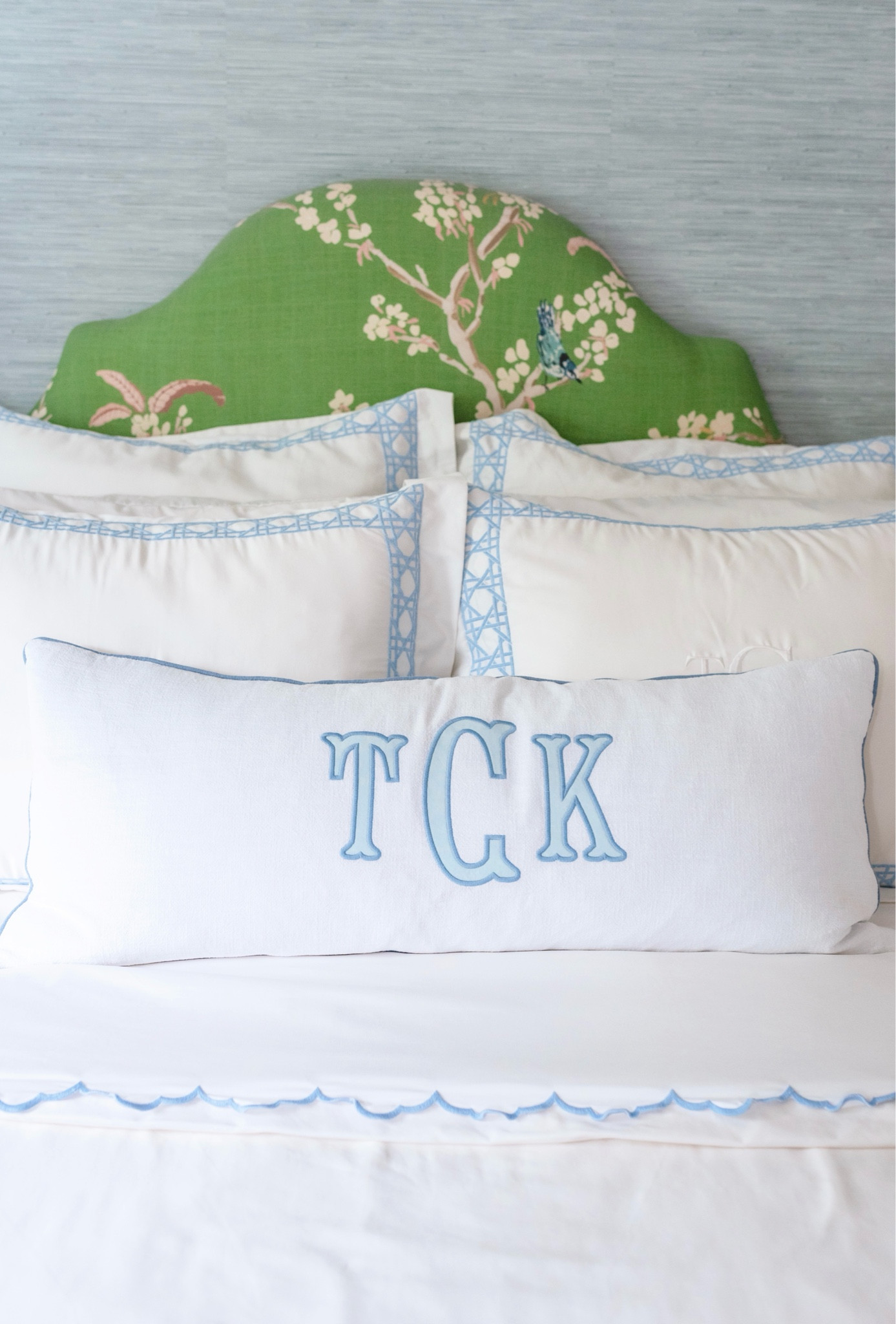 New favorite in our home: Monogrammed lumbar bed pillow 

#LTKOver40 #LTKHome