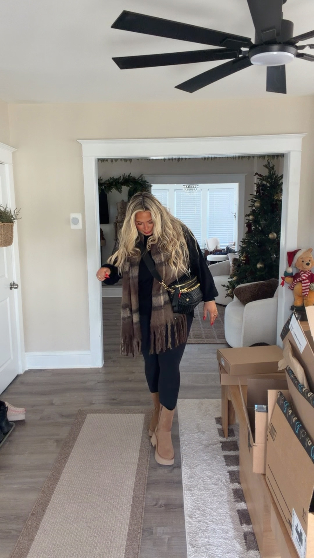 XL TOP
XL LEGGING
SCARF TJMAXX
BOOTS TTS

uggs, cold weather outfits, all black outfits, easy outfits, midsize, plus-size, fall fashion, size 16.

#LTKootd #LTKgrwm #LTKCyberWeek