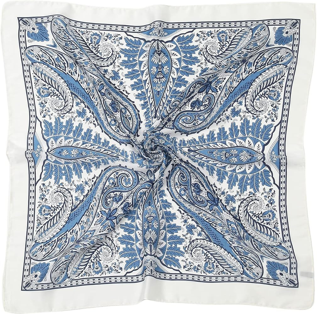 RIIQIICHY Head Scarf Like Silk Satin Hair Scarf for Women Sleeping Square Designer Scarf for Hair... | Amazon (US)