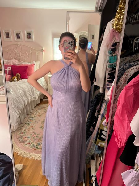 Spring wedding guest dress, summer wedding guest, Bloomingdales, lavender dress, formal dress, prom dress, bridesmaid, wedding, prom, halter dress, dress with pockets, wedding guest dress under 200, prom dress, formal gown, black tie optional, black tie

#LTKstyletip #LTKSeasonal #LTKwedding