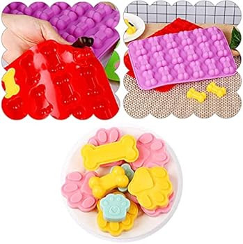 XIYUMINHONG Dog Paw and Bone Shaped Silicone Mold, Non-Stick food Grade, Reusable Silicone Mold, ... | Amazon (US)