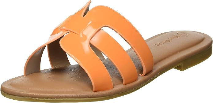 The Drop Women's Monika Flat H-Band Slide Sandal | Amazon (US)