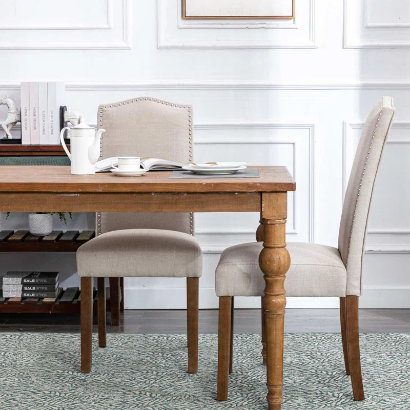 Upholstered Fabric Dining Chair (Set of 2) | Wayfair North America