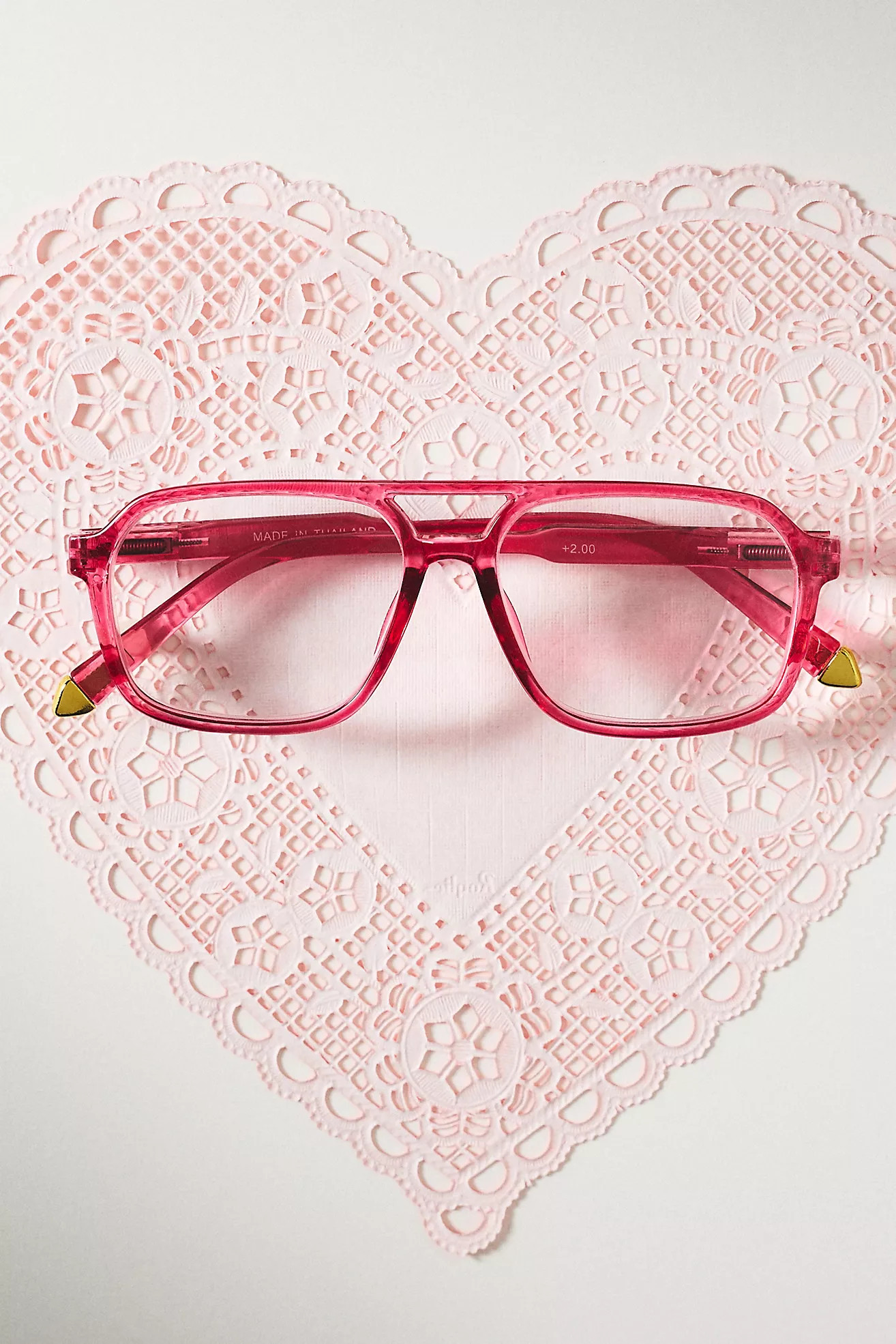 Elite Eyewear Flat-Top Aviator Blue Light Readers | Anthropologie (US)