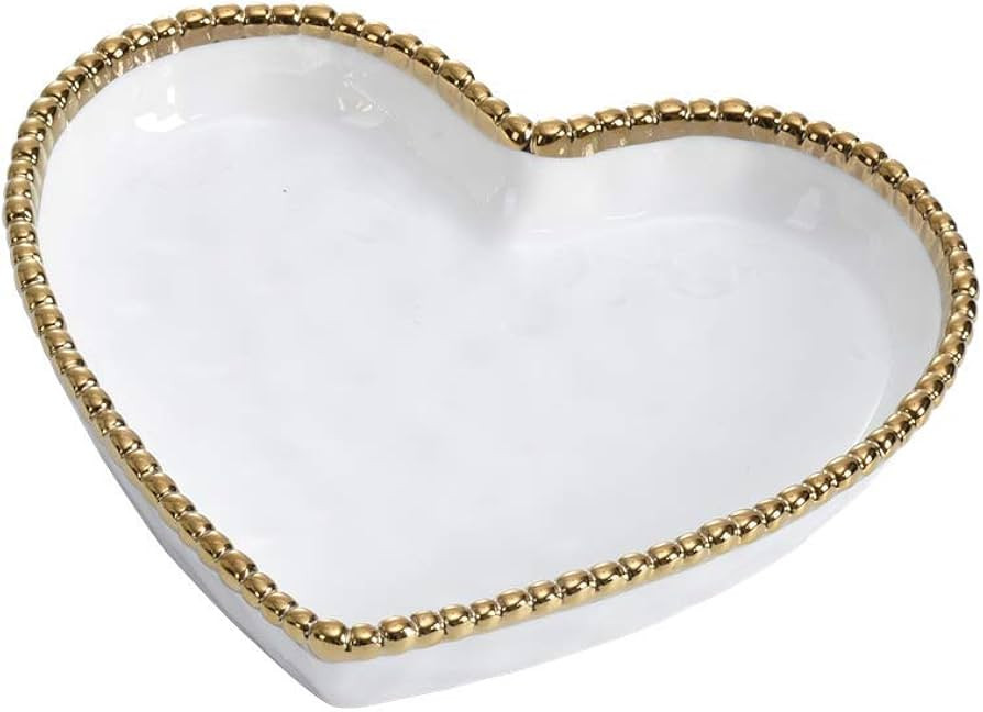 Pampa Bay Love is in the Air Medium Heart Dish (1, White) | Amazon (US)