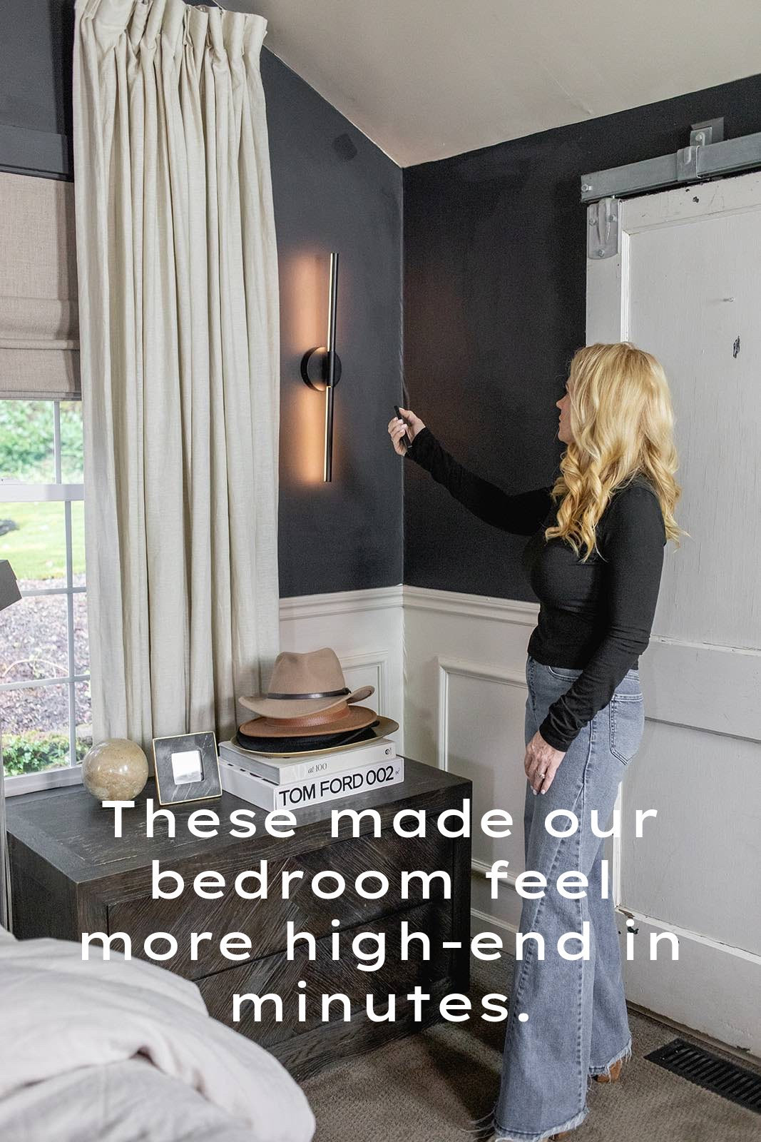 Modern Wall Sconces | High-End Bedroom Upgrade

One of those small swaps that instantly changed the entire feel of our bedroom. These modern sconces added warmth, height, and that custom designer look without a full room makeover. Proof that lighting can completely elevate a space in minutes. 🤍 #bedroomdecor #modernhome #designerlookforless

#LTKHome