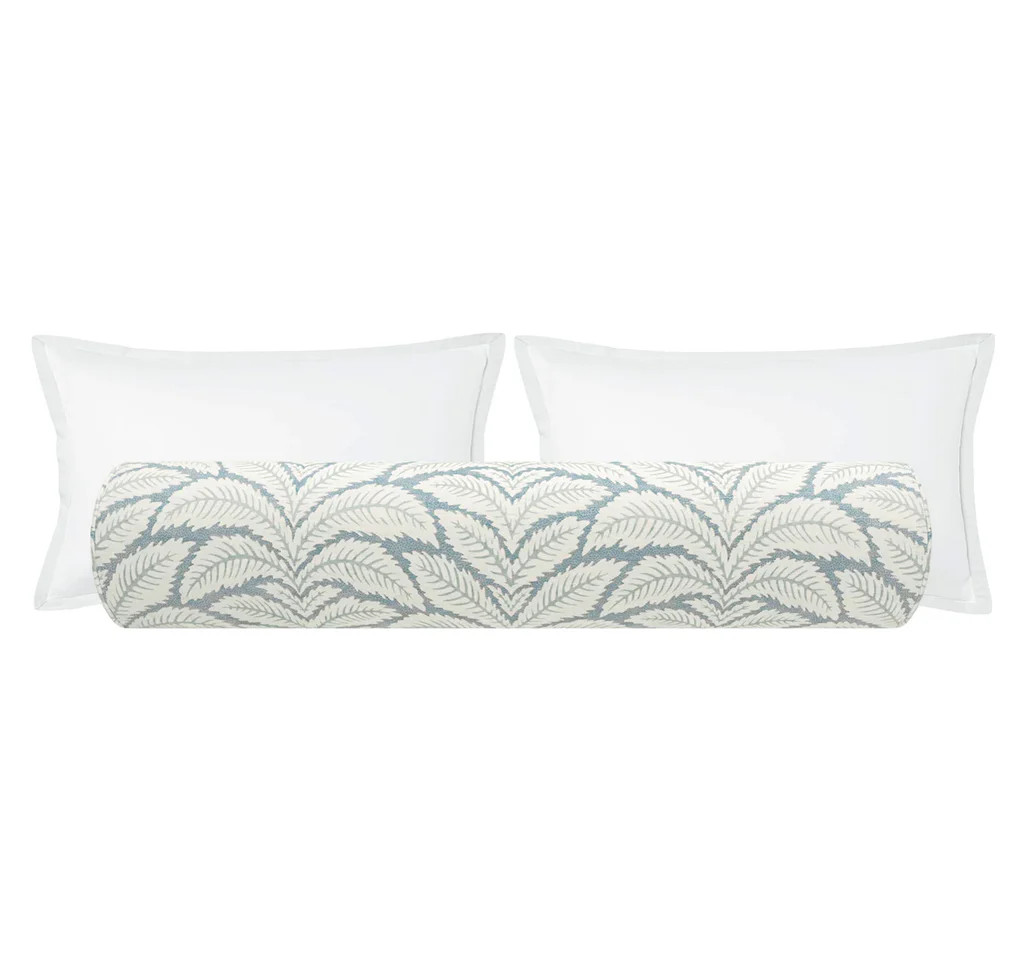 THE BOLSTER :: TALAVERA LINEN // AQUA | LITTLE DESIGN COMPANY