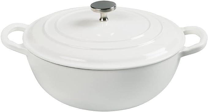 M-COOKER 4.5 Quart Dutch Oven, Enameled Cast Iron Covered Round Dutch Oven with Lid, Casserole, C... | Amazon (US)