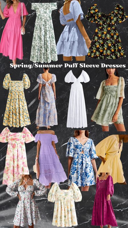 Puff sleeve dresses - spring dress - spring out - summer dress - summer outfit - puff sleeve spring dress 

#LTKwedding #LTKbump #LTKstyletip