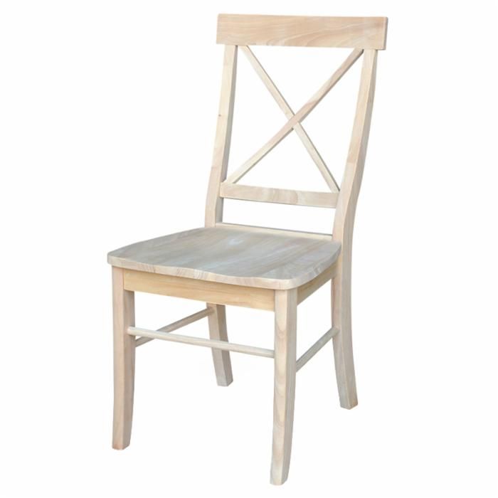 International Concepts Hamden X-Back Chair - 2 Chairs | Hayneedle