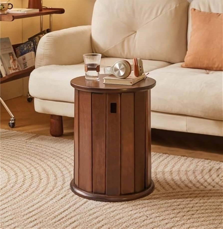 Stackable Stools Set of 4, Wooden Small End Table, Versatile as Side Table, Bedside Table, Coffee... | Amazon (US)