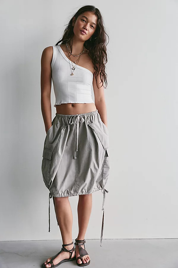We The Free Arlo Cargo Midi Skirt | Free People (Global - UK&FR Excluded)