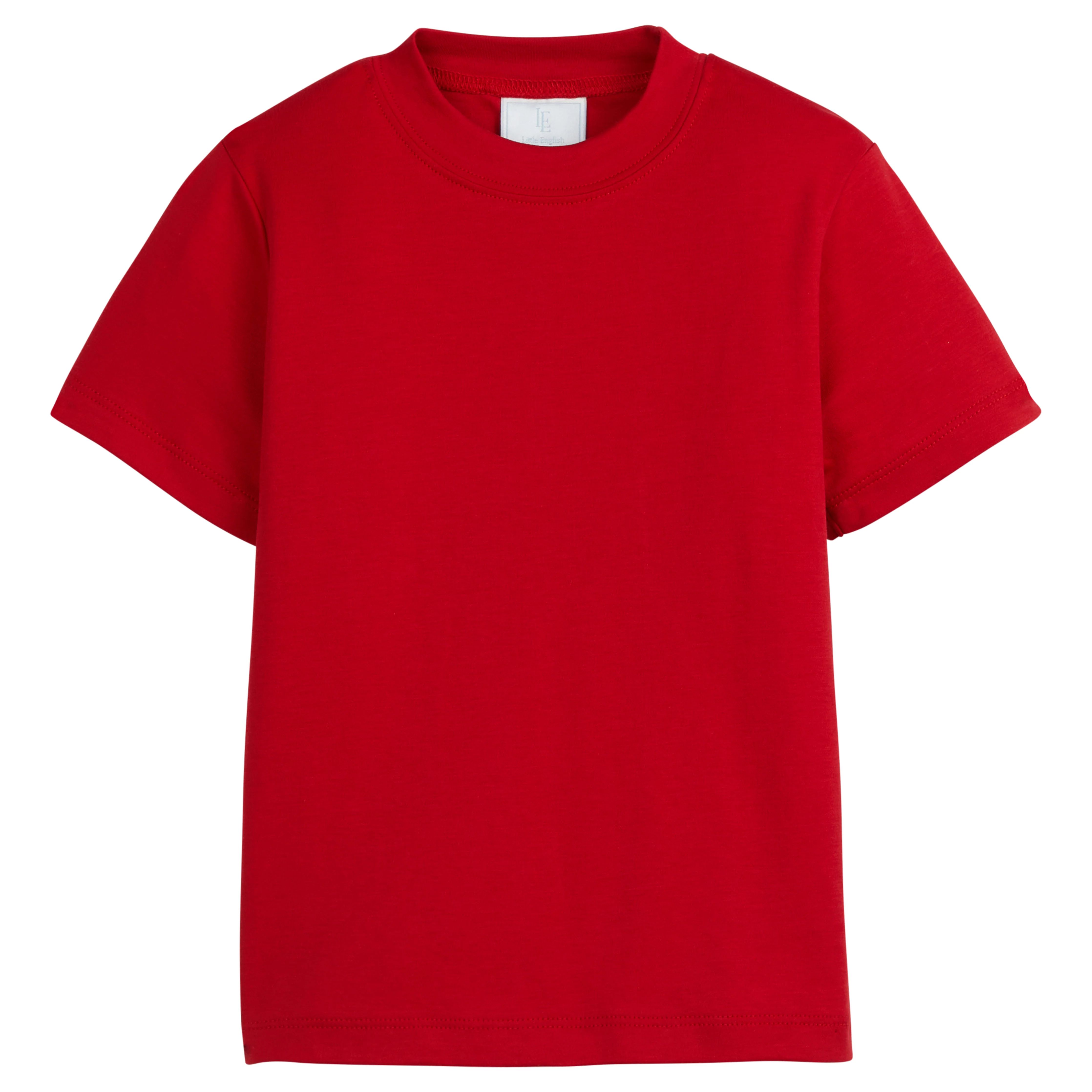 Toddler's Classic Red Tee - Little Boy's T Shirt | Little English
