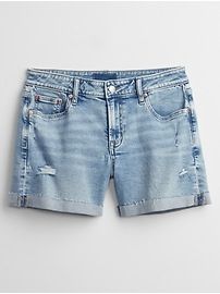 5" Mid Rise Distressed Denim Shorts | Gap Factory