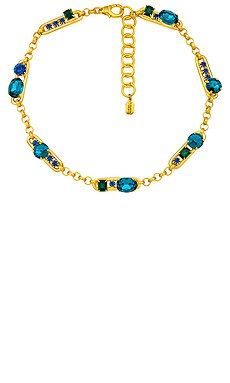 Elizabeth Cole Audrey Necklace in Blue from Revolve.com | Revolve Clothing (Global)