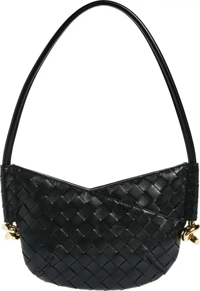 Mini Solstice Intrecciato Leather Hobo Bag | Nordstrom