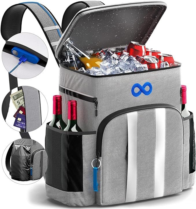 Amazon.com : Everlasting Comfort Insulated Cooler Backpack - Keeps 54 Cans Cold for Up to 24 Hour... | Amazon (US)