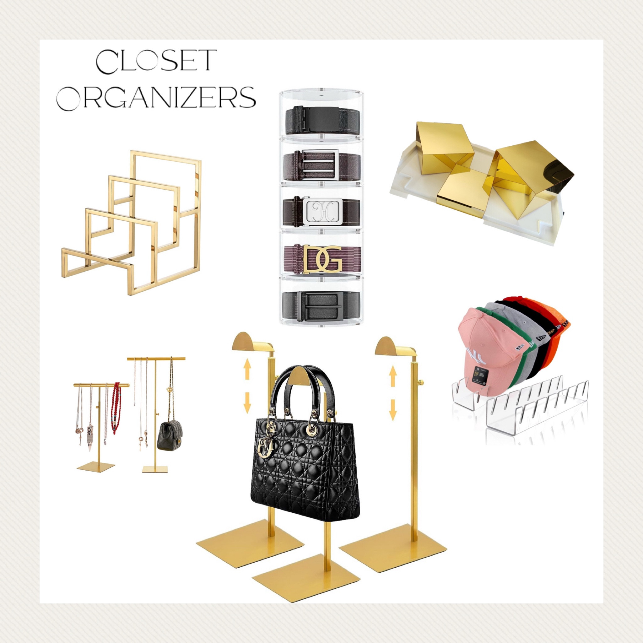 Closet organizers | Amazon | purse display | cap organizer | belt organizer and display | necklace display | wallet organizer | simplify | boutique feel 

#LTKGiftGuide #LTKHome #LTKHoliday