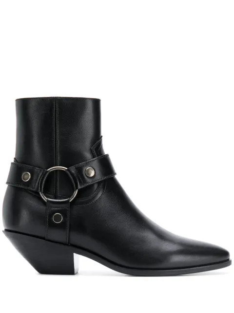 Saint LaurentWest Harness ankle boots | Farfetch (US)