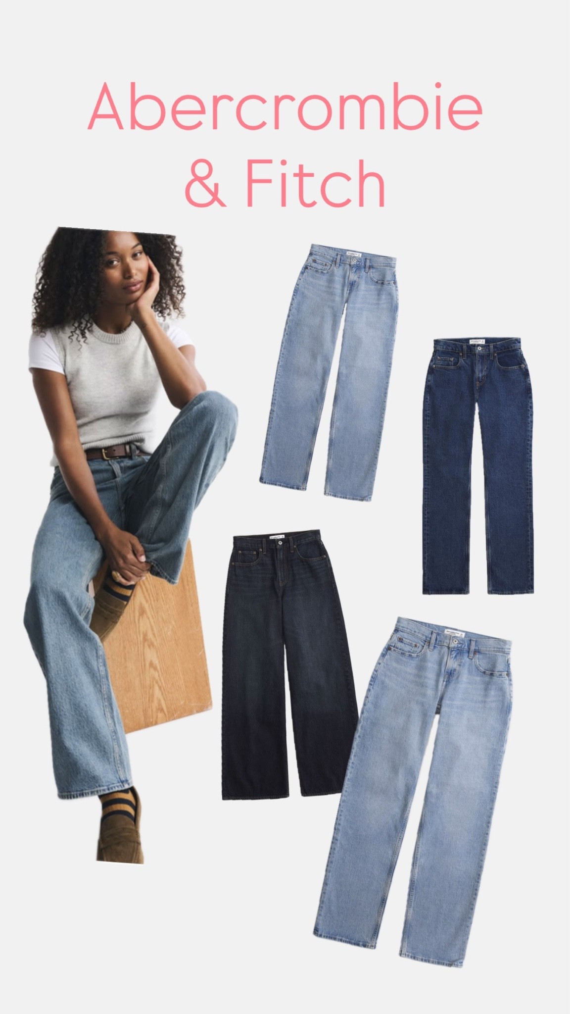 Abercrombie and fitch denim sale