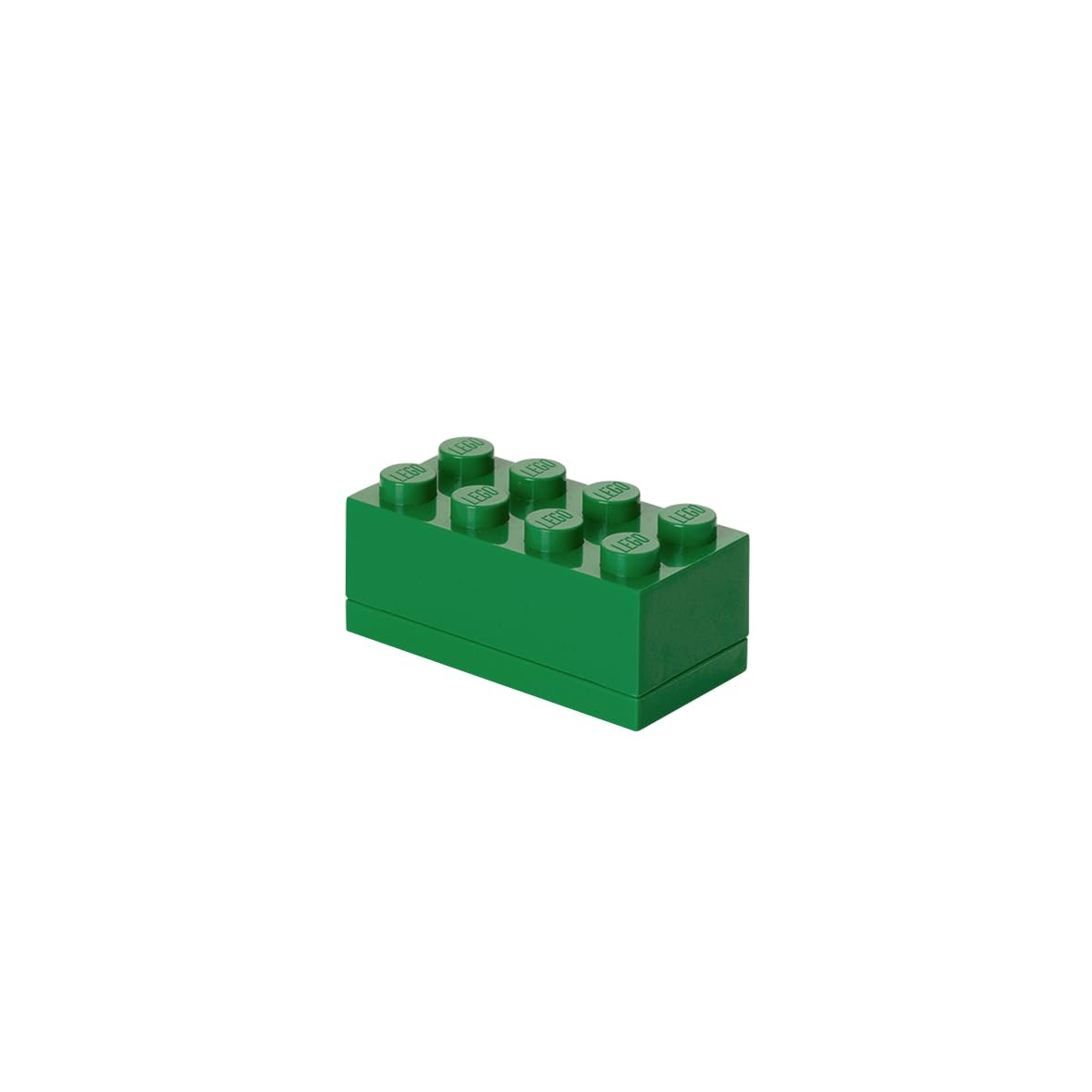 Room Copenhagen, Lego Mini Box - BPA, Phthalate, and PVC Free Snack Storage - Brick 8, Dark Green... | Amazon (US)