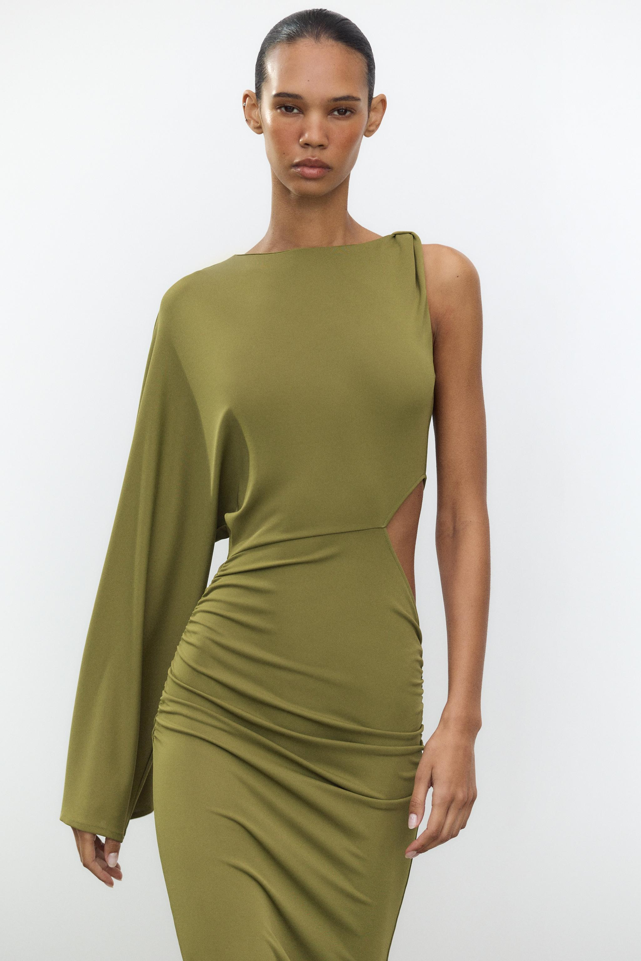 CUT OUT MIDI DRESS | Zara US