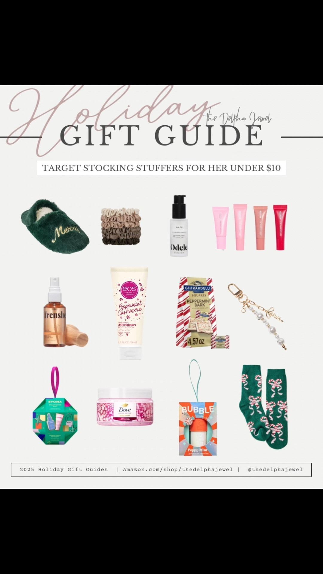 Target stocking stuffers for her, under $10!

Affordable gifts, target gifts, stocking stuffers, gifts for her 

#LTKGiftGuide #LTKHoliday #LTKFindsUnder50