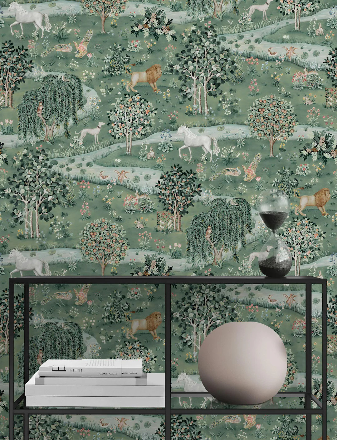 Song of the Trees by William Morris Inspired Wallpaper | Enchanted Forest Wall Mural | Whimsical ... | Etsy (US)